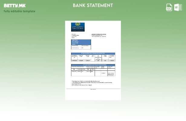 Модерен стил Шаблон за збор за извод од банка во Јемен Залив